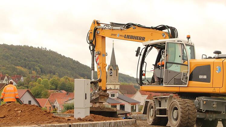 13 neue Bauplätze werden in der Lohe II in Reichenbach gerade erschlossen. Foto: Heike Beudert