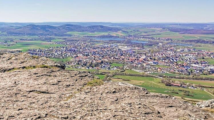 Panoramablick vom Staffelberg im Landkreis Lichtenfels