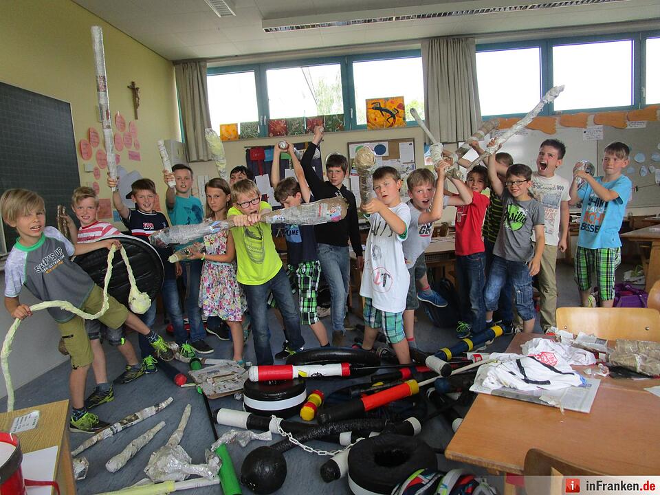 Kl. 4b, Grundschule Baunach (Pompfen)