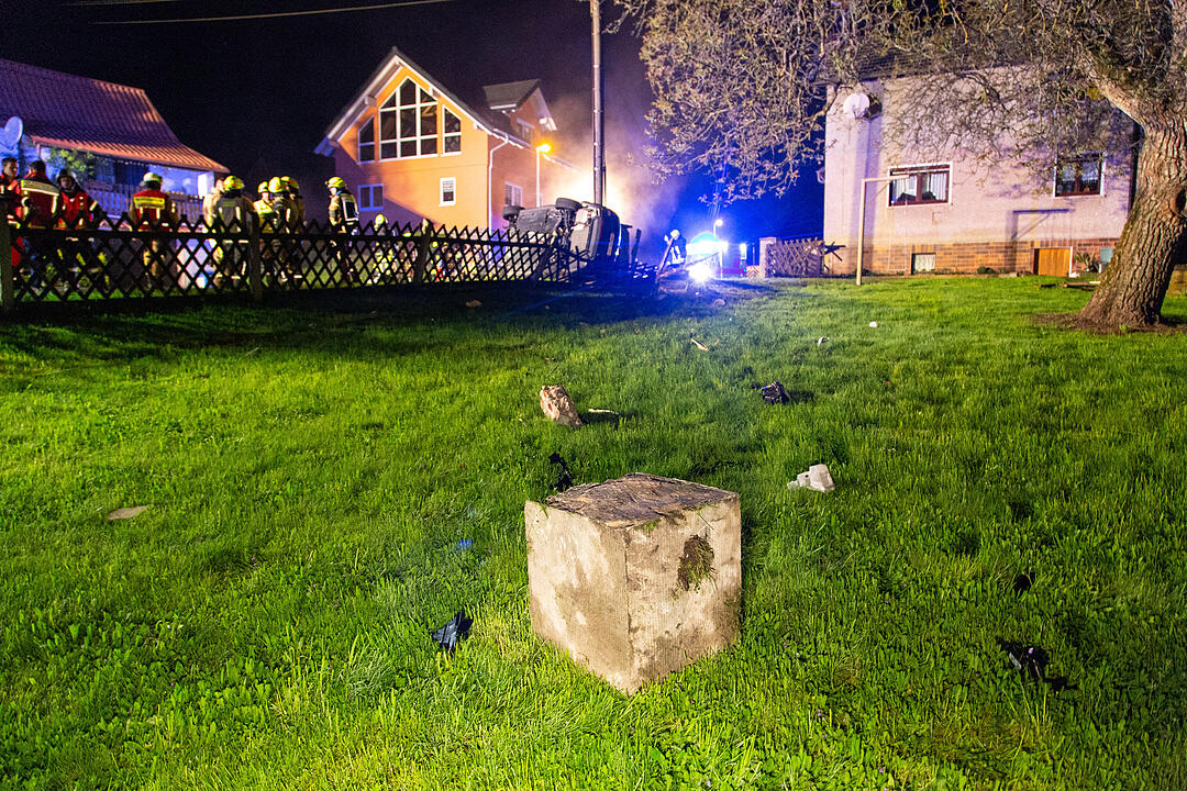 Landkreis Sonneberg: Fünf junge Menschen bei Frontalcrash schwer verletzt