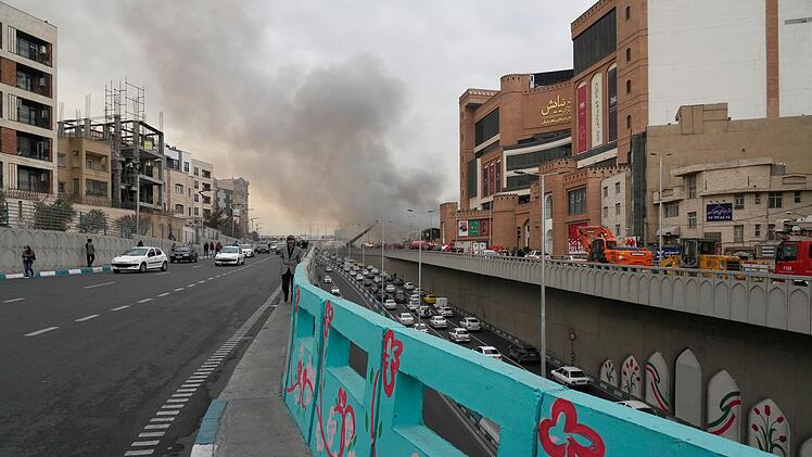 Feuer in Teheran