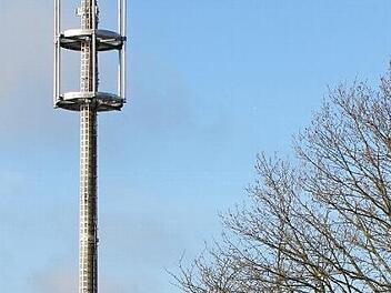 Für den Gemeindeteil Neubrunn wurde vor einiger Zeit ein Handymast mit einer Höhe von 30 Metern aufgestellt, der allerdings noch nicht in Betrieb gegangen ist. In der Gemarkung Kirchlauter soll nun ein weiterer Sender aufgestellt werden. Der Gemeinderat stimmte zu.  Foto: gg
