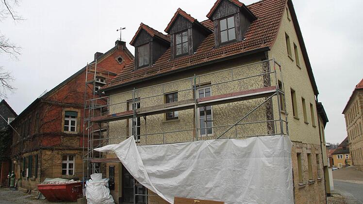 Das Appartementhaus ist derzeit Baustelle.