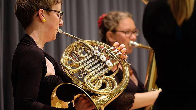 Das Blechbläserquintett Brassessoires bietet einen perfekt abgestimmten Auftritt. Foto: Gerd Schaar