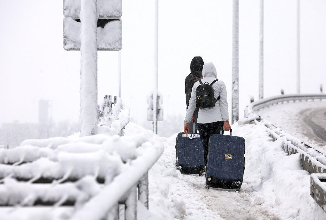 Wintereinbruch in Süddeutschland - München