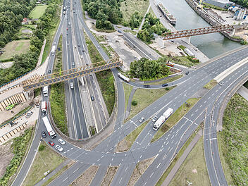 Die N&uuml;rnberger Frankenschnellwegbr&uuml;cke