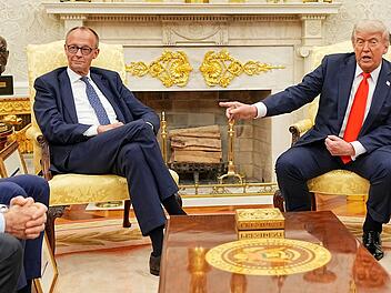 US-Pr&auml;sident Trump empf&auml;ngt Bundeskanzler Merz
