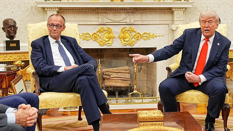 US-Pr&auml;sident Trump empf&auml;ngt Bundeskanzler Merz