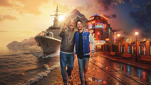 In der neuen Doku-Reihe "Mission Mittendrin!" begeben sich die TV-K&ouml;che Frank Rosin (links) und Alexander Kumptner an ungew&ouml;hnliche Orte.