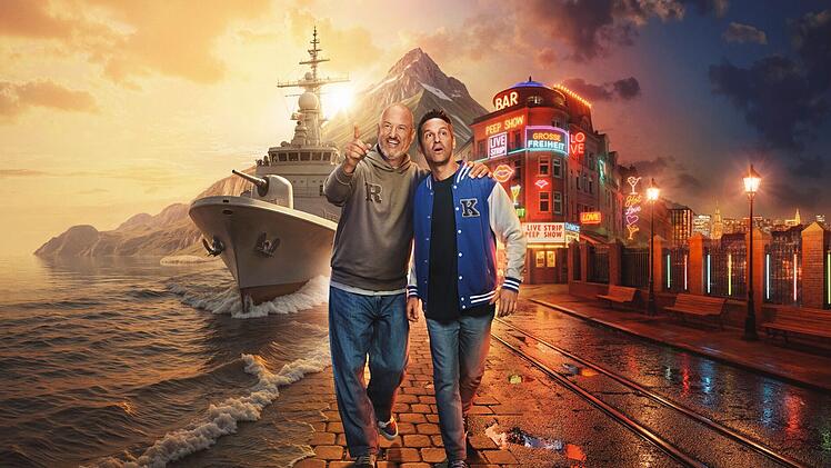 In der neuen Doku-Reihe "Mission Mittendrin!" begeben sich die TV-Köche Frank Rosin (links) und Alexander Kumptner an ungewöhnliche Orte.