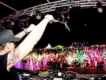Er war der bekannteste DJ bei der "Party im Nirgendwo" im Vorjahr: DJ van Gogh. Foto: Ochsenfoto.de