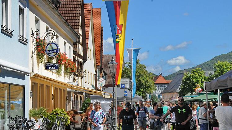Auf dem Altstadtfest in Ebermannstadt Foto: Karl Heinz Wirth