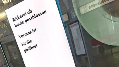 Die Bäckerei am Bahnhof bleibt vorerst geschlossen. Sie wurde nicht übernommen. Foto: Jochen Berger