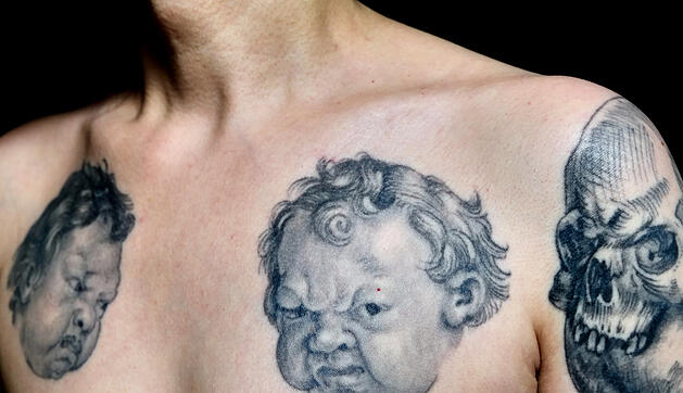 Ausstellung in Nürnberg: Albrecht Dürer als Tattoo