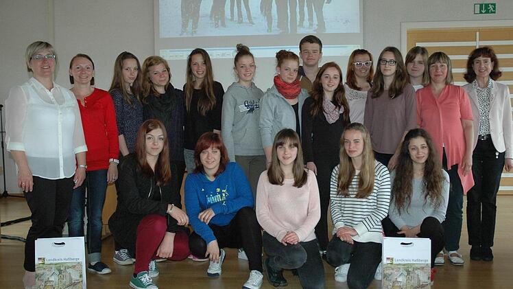 Junge Polen sind zu Gast im Landkreis Haßberge.