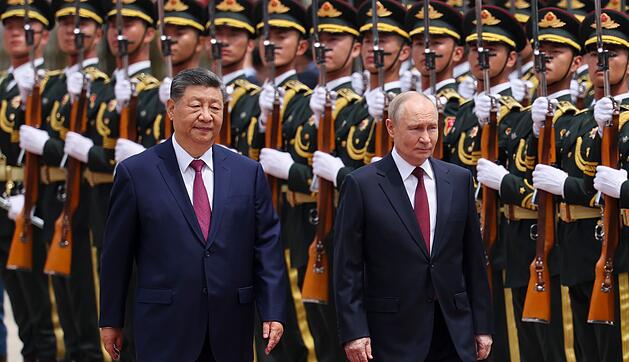 Russlands Pr&auml;sident Putin in Peking