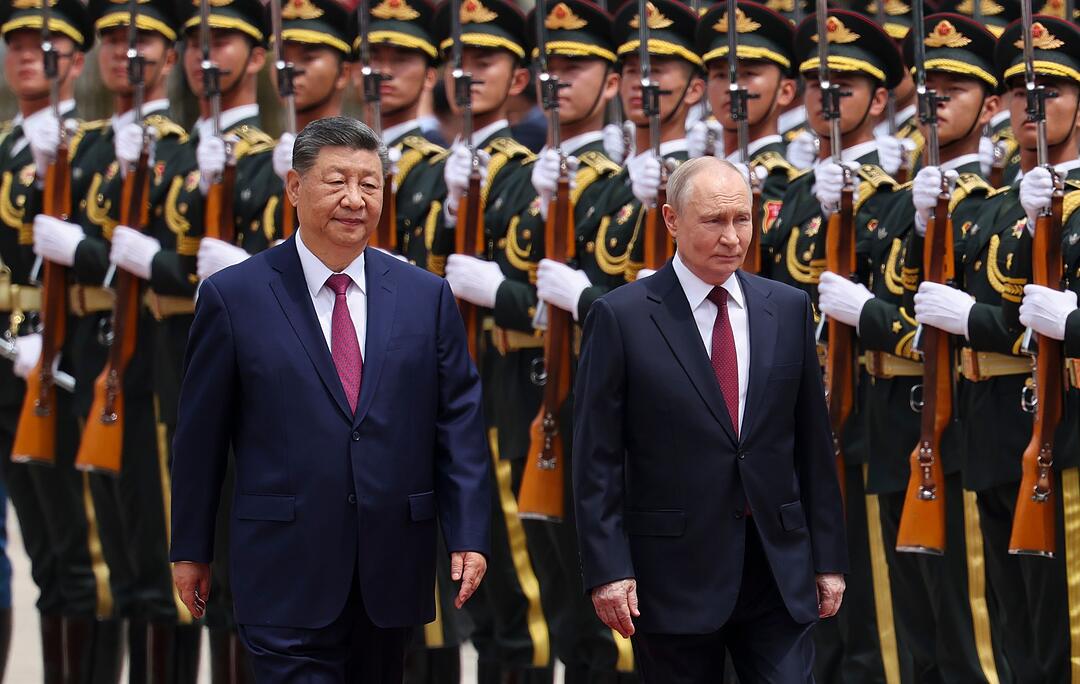 Russlands Pr&auml;sident Putin in Peking