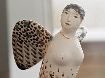 Heide Manthey: "Sirene" (um 1990, Schenkung aus der Sammlung Bräutigam). Foto: Jochen Berger