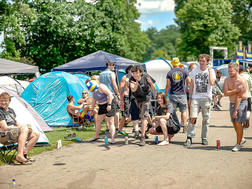 So schön war es bei Rock im Park am Samstag - Camping