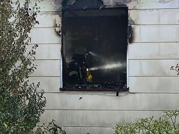 Wohnhausbrand in Hof - Person im Krankenhaus