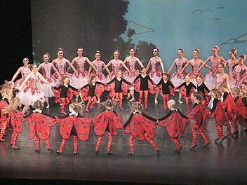 Die Forchheimer Ballettschule bei der Aufführung im Fürther Stadttheater Foto: Mathias Erlwein