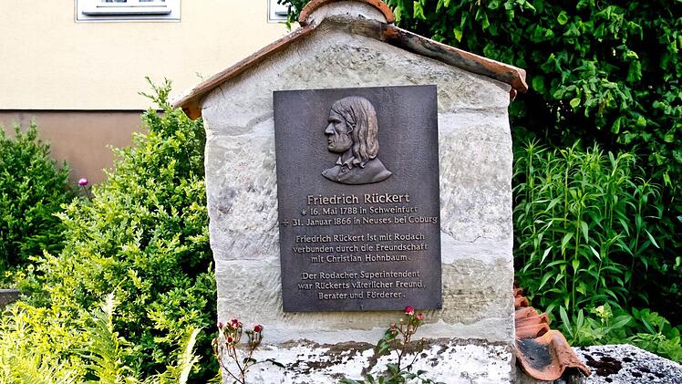 Rückert-Gedenkstein in Bad RodachFoto: Jochen Berger