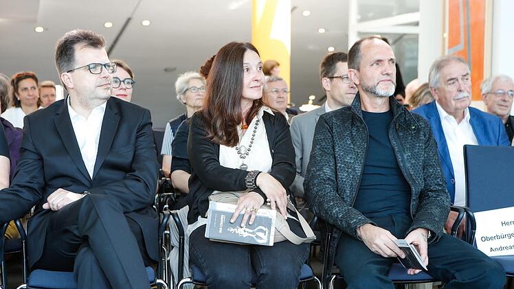 Eröffnung der Großplastikenausstellung von Rui Chafes in Bamberg am 12. Mai 2018. Foto: Matthias Hoch