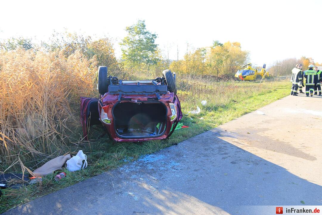 Schwerer Unfall auf der A70 bei Oberhaid