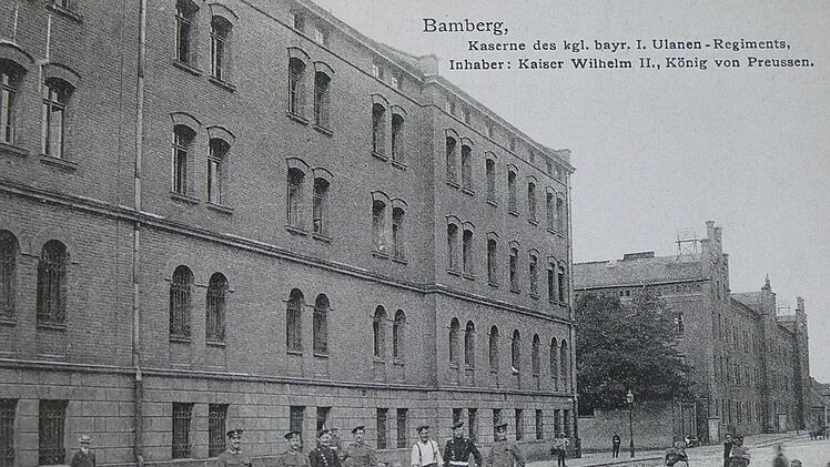 Die Koppenhofkaserne um 1905. Repro: Marion Krüger-Hundrup/Quelle: Staatsbibliothek Bamberg