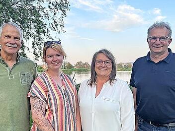 Der „FW-FL“-Vorstand v.l.: Vorsitzender Winfried Oppawsky, Schriftführerin Kimberly Lortz, Pressereferentin Margot Scheer und Vorsitzender Thilo Wagner.