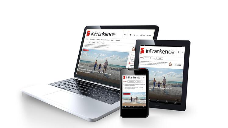 Responsive Design: Auf allen Endgeräten passt sich das neue inFranken.de optimal an Ihre Bildschirmgröße an.