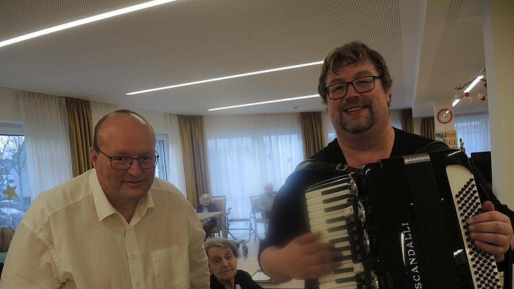 Roland Jonak und Bernhard Fiedler, Musiker mit Herz für Senioren