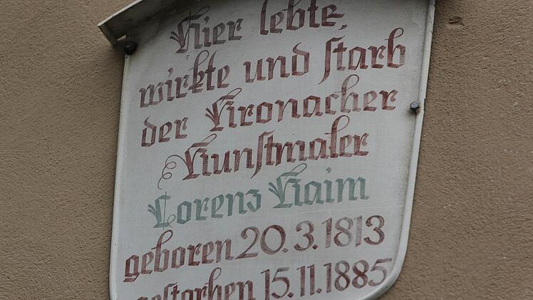 ... diese Gedenktafel angebracht ist...