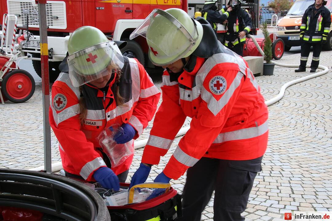Feuerwehr Hollfeld Großübung