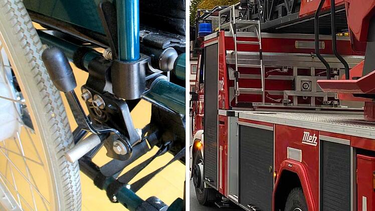 Rollstuhlfahrerin ger&auml;t in eigener K&uuml;che in Gefahr - BRK berichtet von "brenzligem" Einsatz