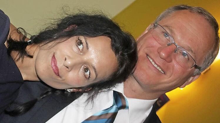 Die Enttäuschung ließ sich nicht verbergen: Martin Oberle mit seiner Lebensgefährtin Shanti Ray-Voigt Foto: Sabine Herteux