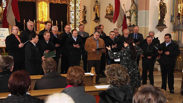 Der Leutenbacher Männerchor. Foto: Franz Galster