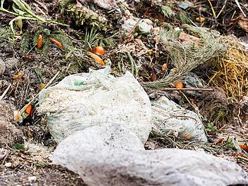 Es landet zu viel Plastik im Biomüll. Selbst kompostierbare Kunststofftüten sind in vielen Fällen nicht ideal.
