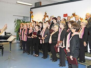 Renate Palder leitet seit elf Jahren den Gesangverein Himmelkron. Beim Herbstkonzert wurde schnell klar: Klangreinheit und eine gelungene Intonation sind kein Zufall, sondern das Produkt langer und intensiver Probenarbeit. Fotos: Sonja Adam