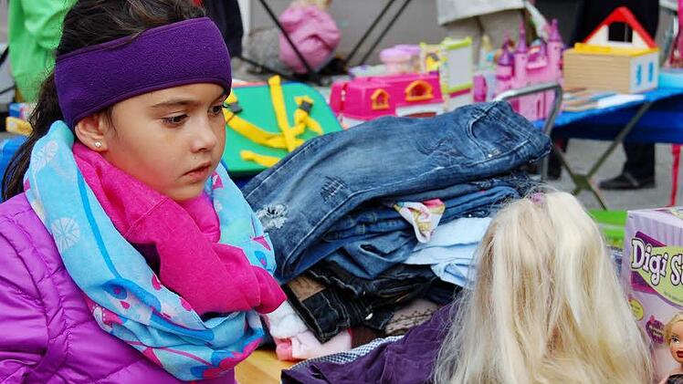 Beim Herbst- und Kinderstadtmarkt. Foto: Sigismund von Dobschütz
