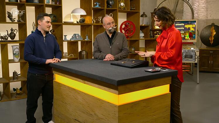 Der Verkäufer brachte Horz und Lichter zum Lachen: "Mein Opa hat mir zehn Prozent zugesichert. Ich denke, da werde ich ihm noch mal auf den Fuß treten, nachdem die Expertise so hoch ausgefallen ist."