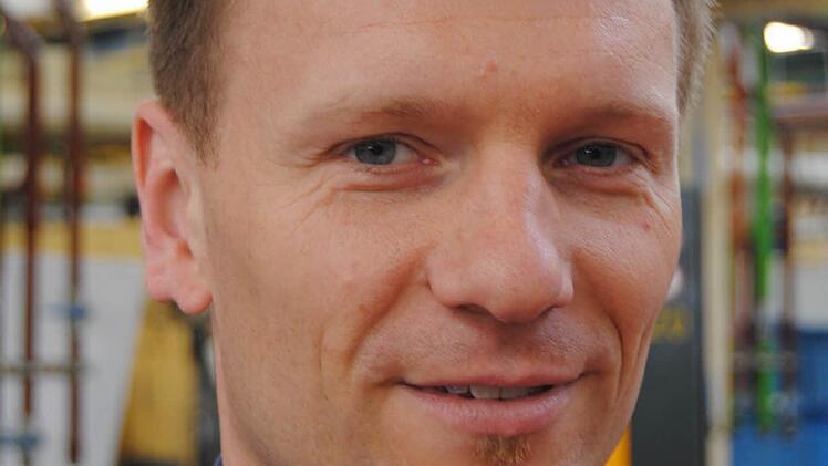 Werksleiter Lars Nielszarski.