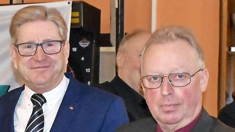 Die scheidenden Bürgermeister Heinz Richter (l.) und Helmut Taut