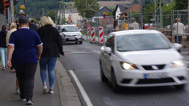 Im Baustellenbereich gab es wenige Probleme. Foto: Marco Meißner