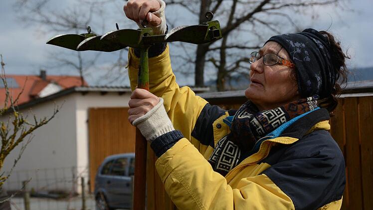 Praxisstunde für Gartenbau im Hausgarten Foto: Dagmar Besand