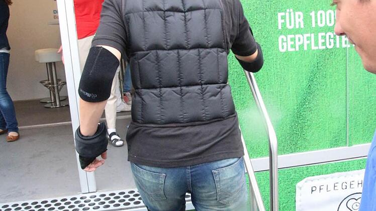 Treppensteigen ist schwierig ...