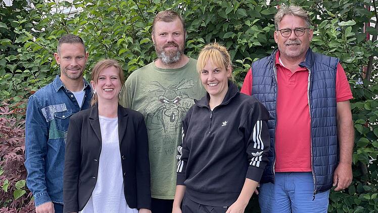 Das neue Führungsteam beim SV Wildflecken: (von links) Christian Waegener, Beate Huber, Kevin Morin, Julia Helfrich und Ralf Losert.