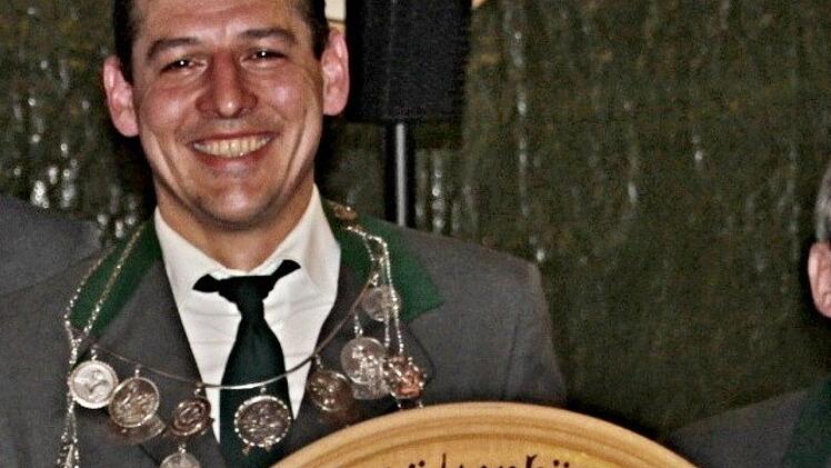 Martin Schramm ist neuer "Hubertus"-Schützenkönig. Foto: Helmut Will