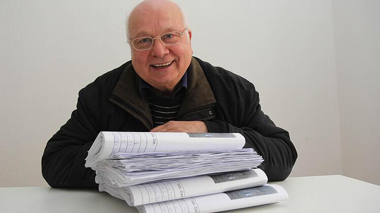 Norbert Tscherner und seine MItstreiter haben in wenigen Wochen 7300 Unterschrift für den Erhalt der Jugendherberge gesammelt.   Foto: Michael Gründel.