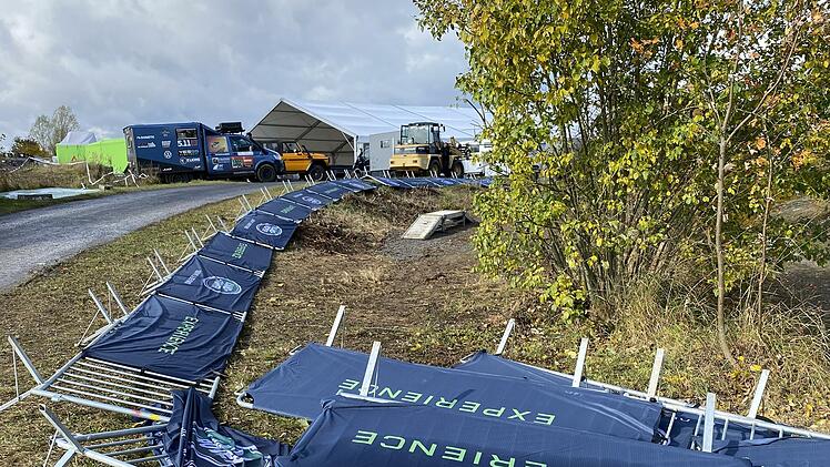 Der Sturm brachte auf dem Gelände so einiges zu Fall. Foto: Wolfgang Dünnebier